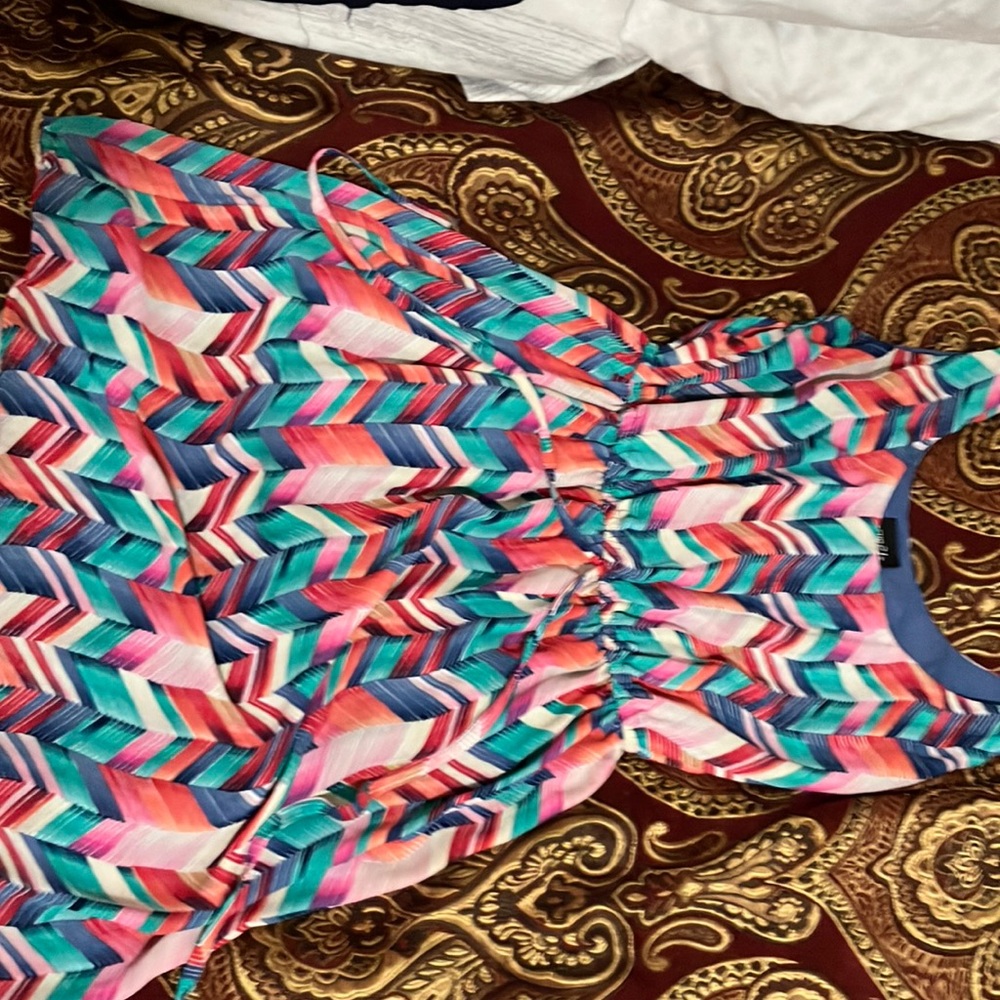 Rue 21 multicolored tank dress.
